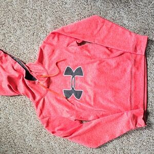 Women's Under Armour Semi-Fitted Cold Gear Hooded Sweatshirt - Medium